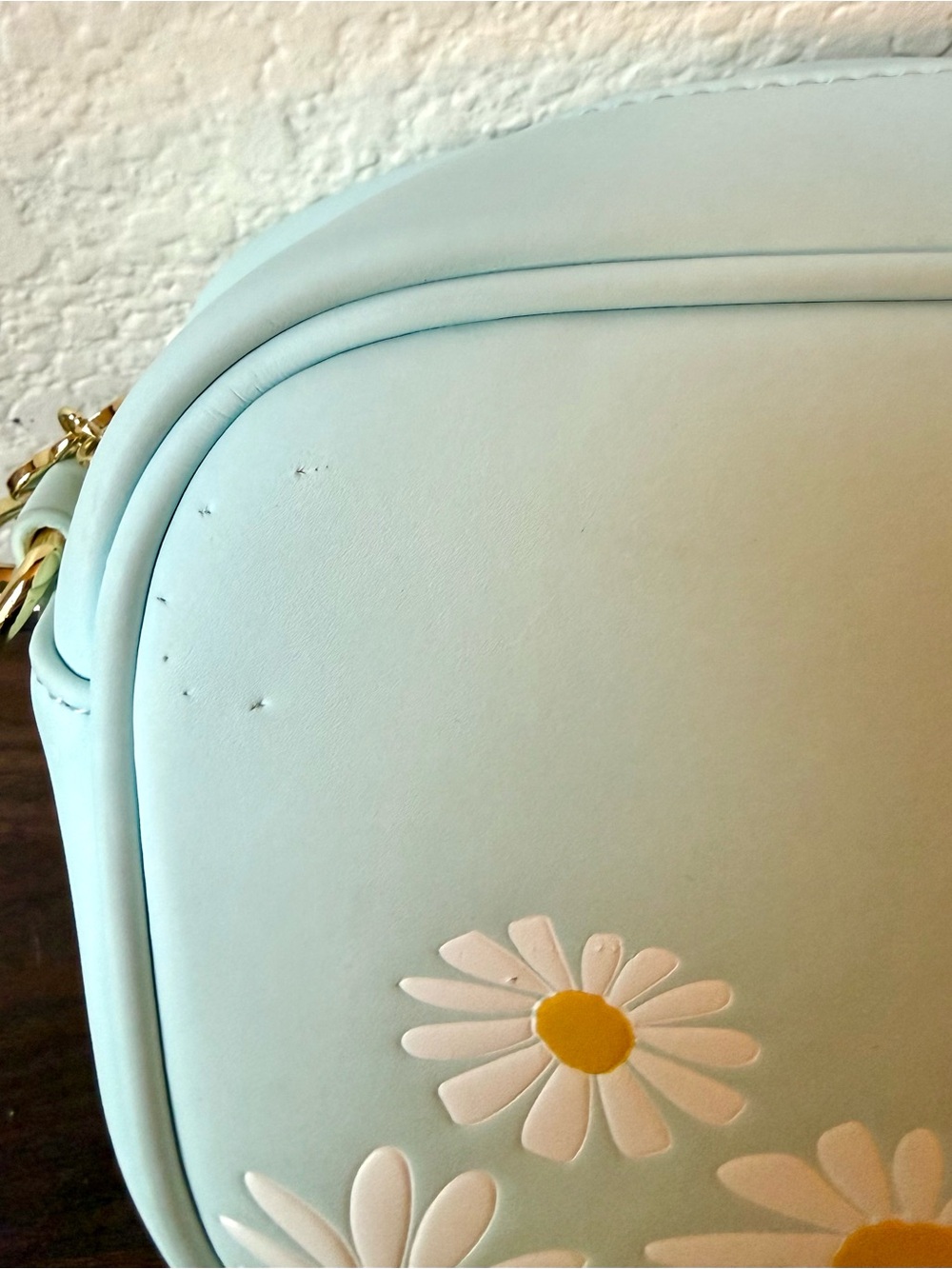 Disney Loungefly Pastel Blue Eeyore Daisy Crossbody Bag Winnie the Pooh - Picture 8 of 16